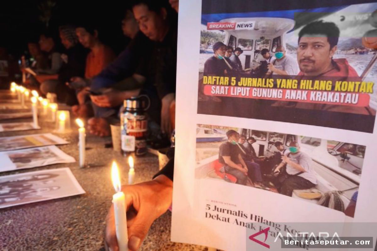 IJTI Sulsel Gelar Doa Bersama untuk Keselamatan Lima Jurnalis