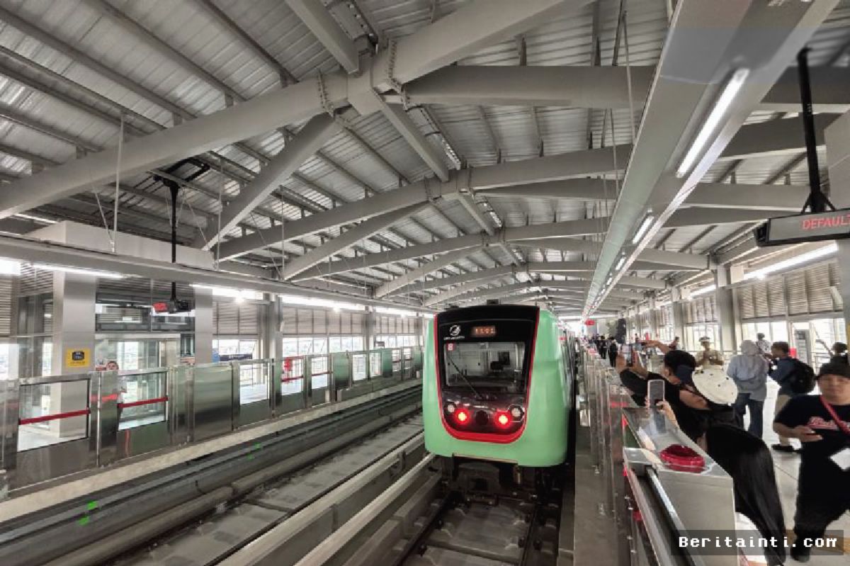 JAKARTA UTARA — LRT Diharapkan Mampu Mengurai Kemacetan Kronis Kawasan