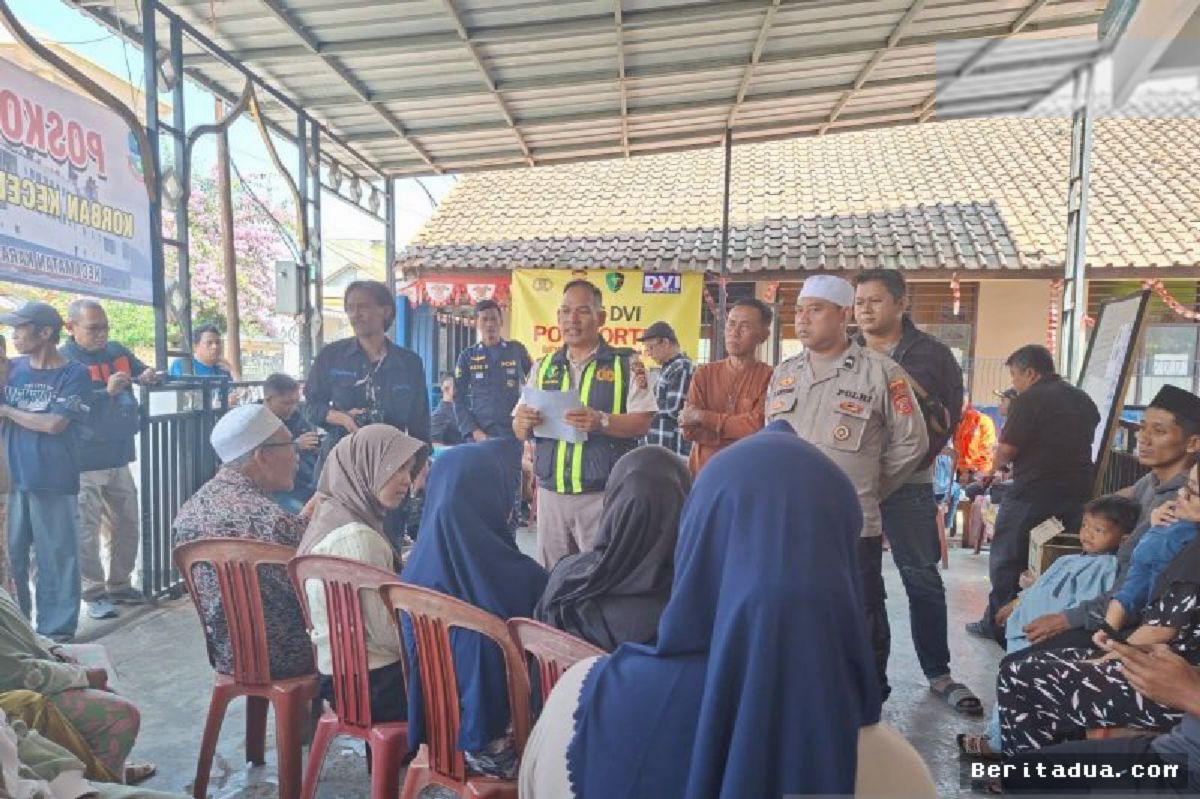 Polda Jabar Ambil Sampel DNA 13 Keluarga Korban Kapal Virgo 8