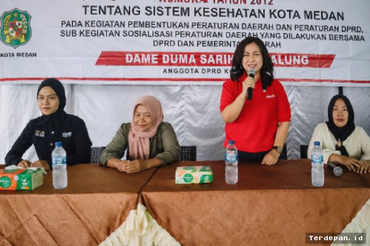 Medan — Dame Duma Ajak Warga Helvetia Waspadai Cuaca Ekstrem