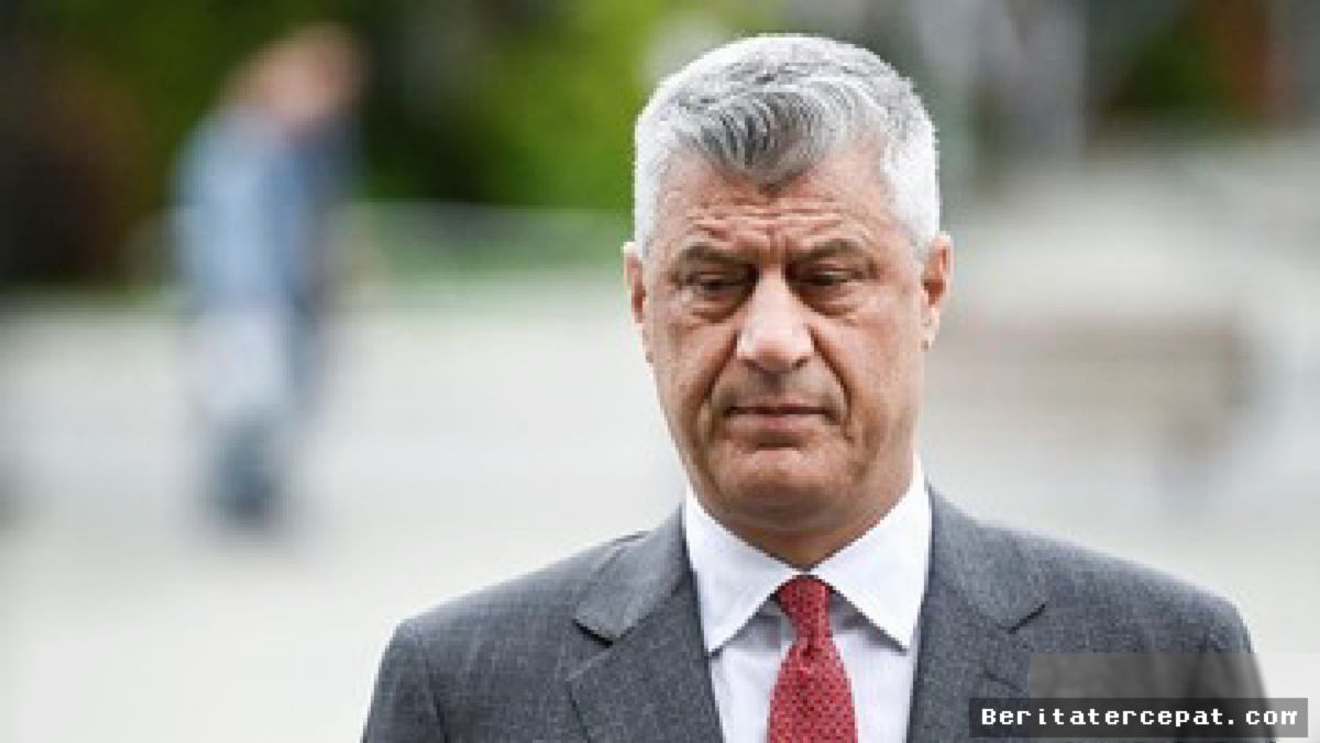 Eks Presiden Kosovo Hashim Thaci Divonis 25 Tahun Penjara