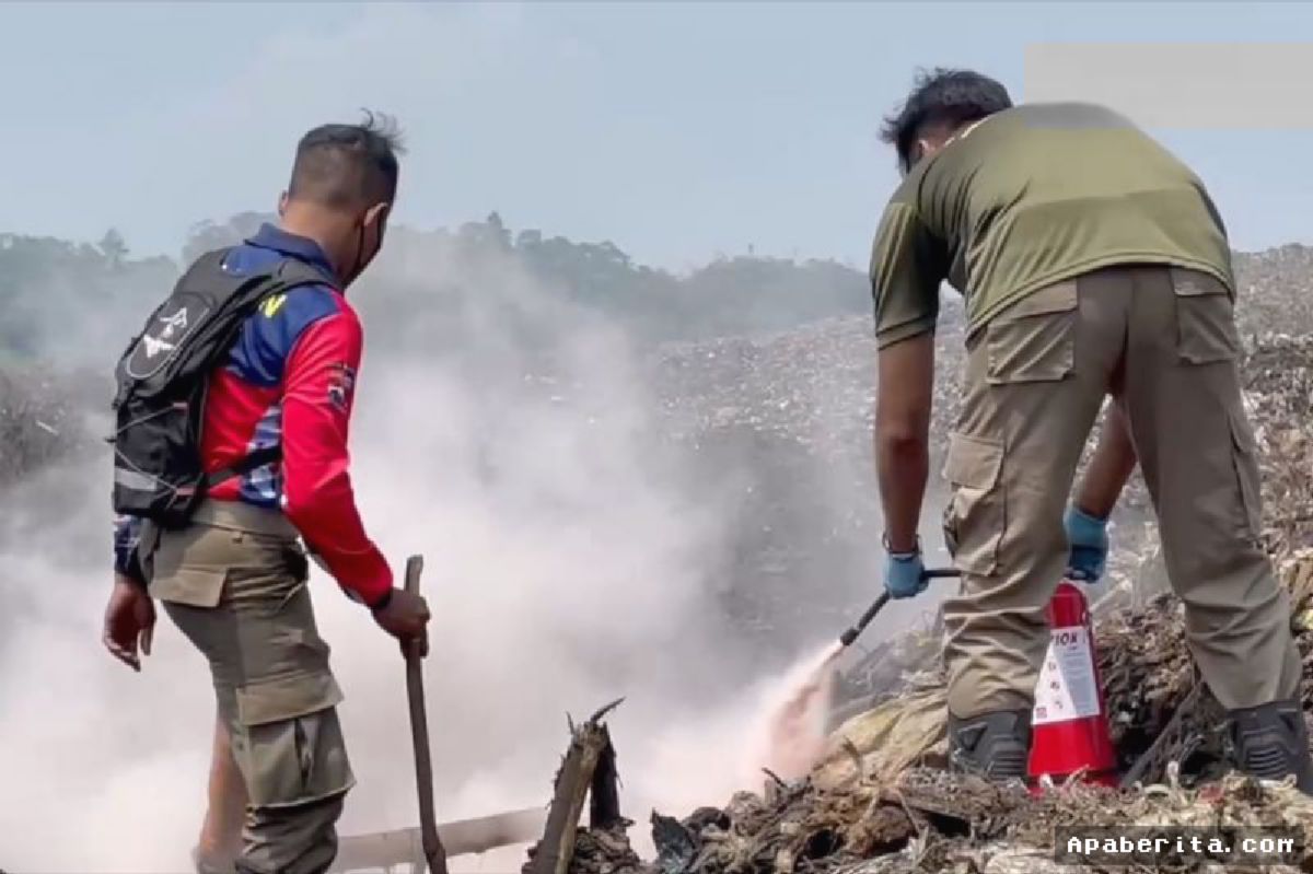 Wawali Bogor: Area Kebakaran TPA Galuga Tersisa 0,48 Hektare