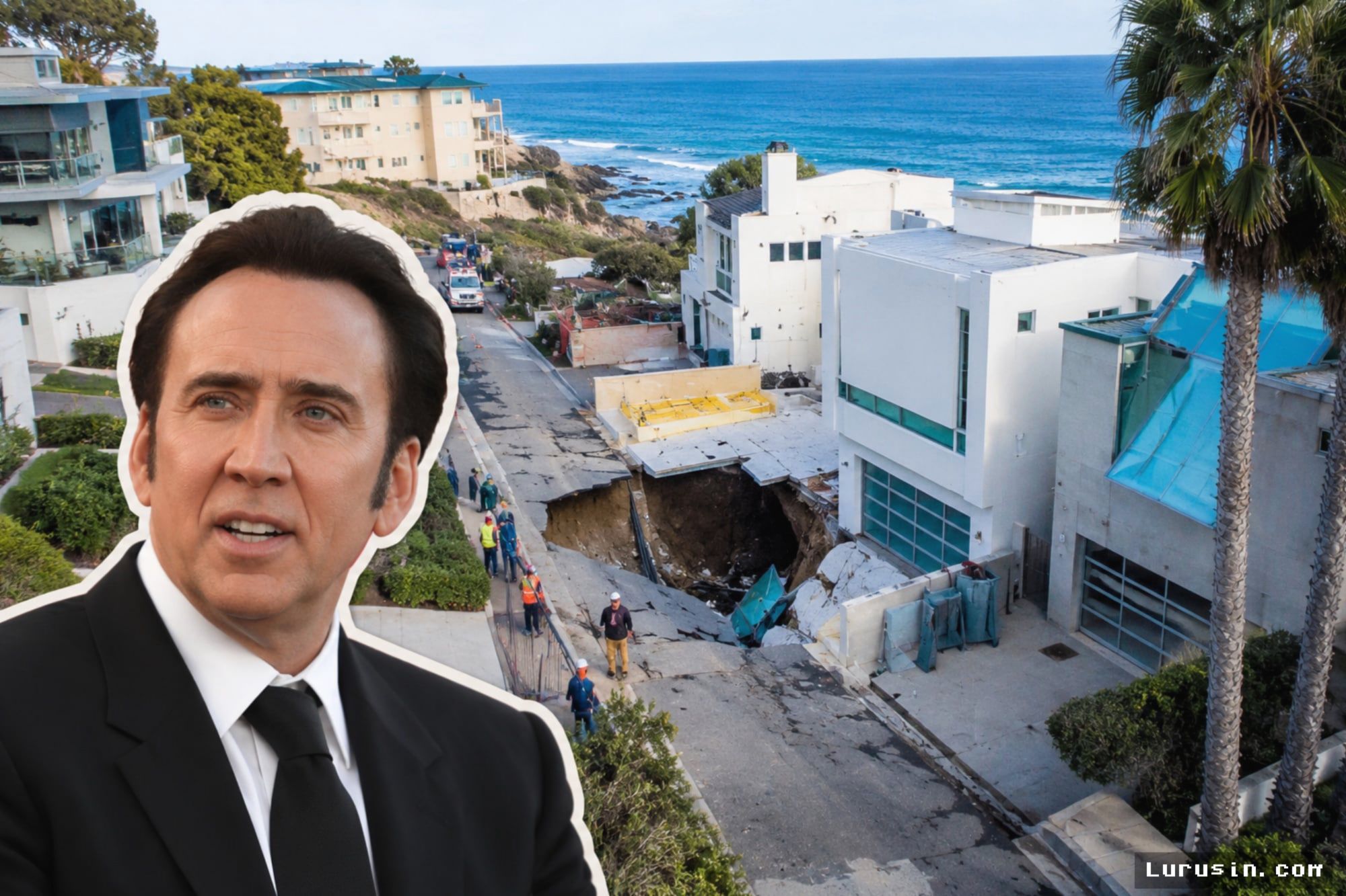 Malibu Deklarasikan Darurat Usai Tanah Amblas Ancam Hunian Nicolas Cage
