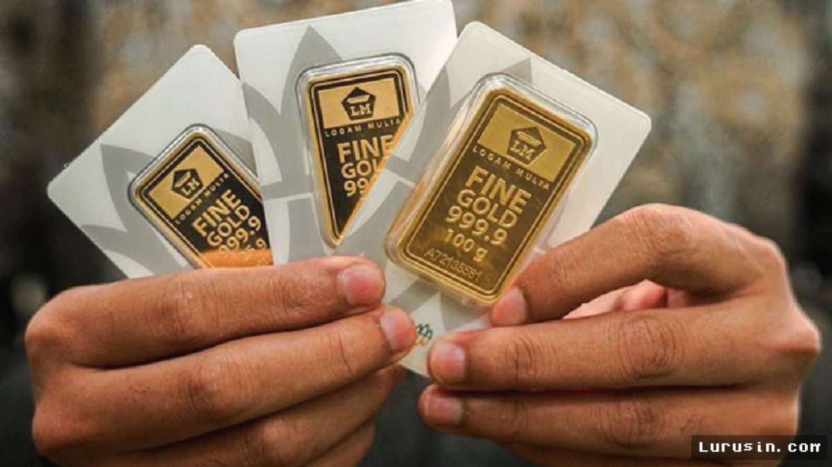 Harga Emas Antam Naik Tipis Menembus Rp1.593.000 per Gram