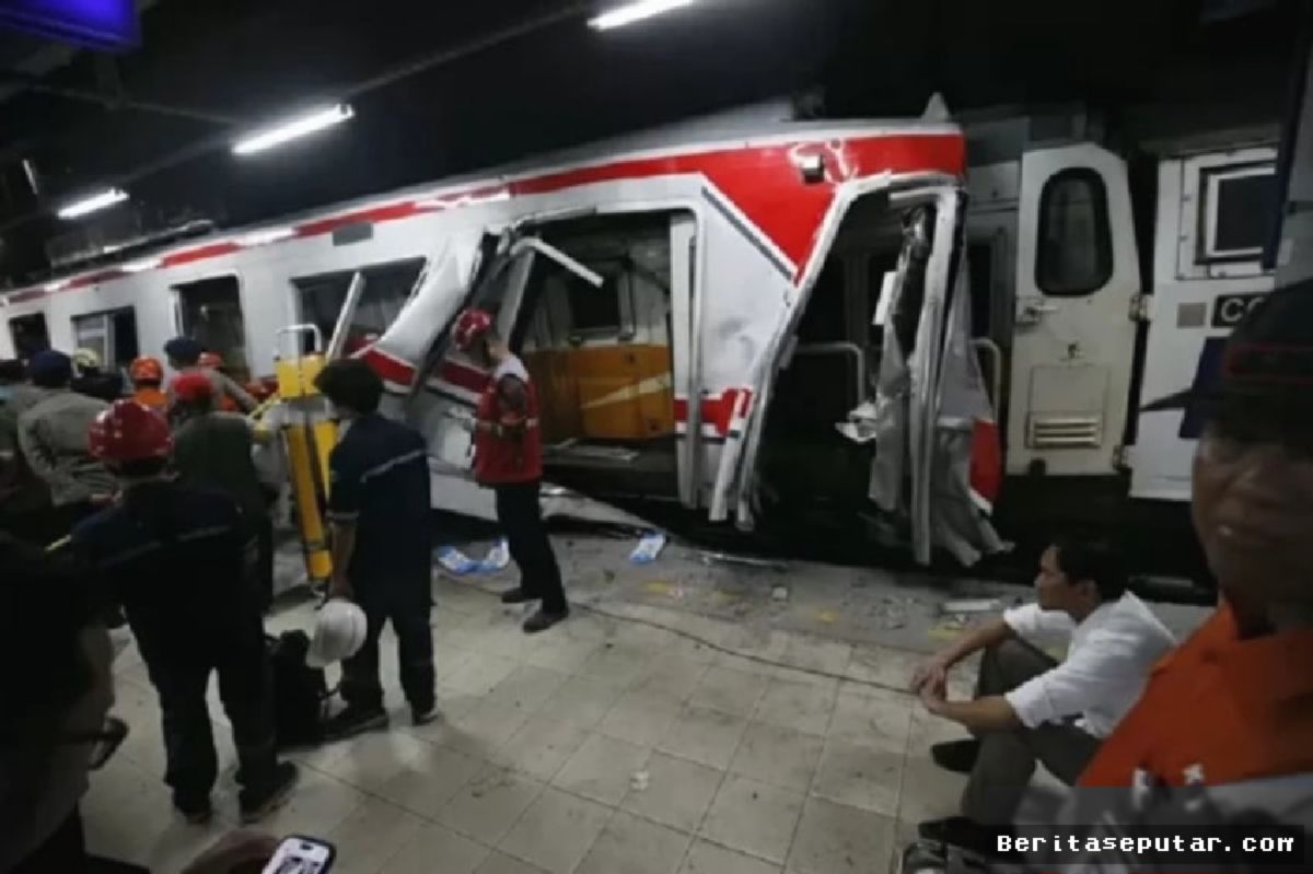 Masinis KA Argo Bromo Jadi Tersangka Tabrakan dengan KRL