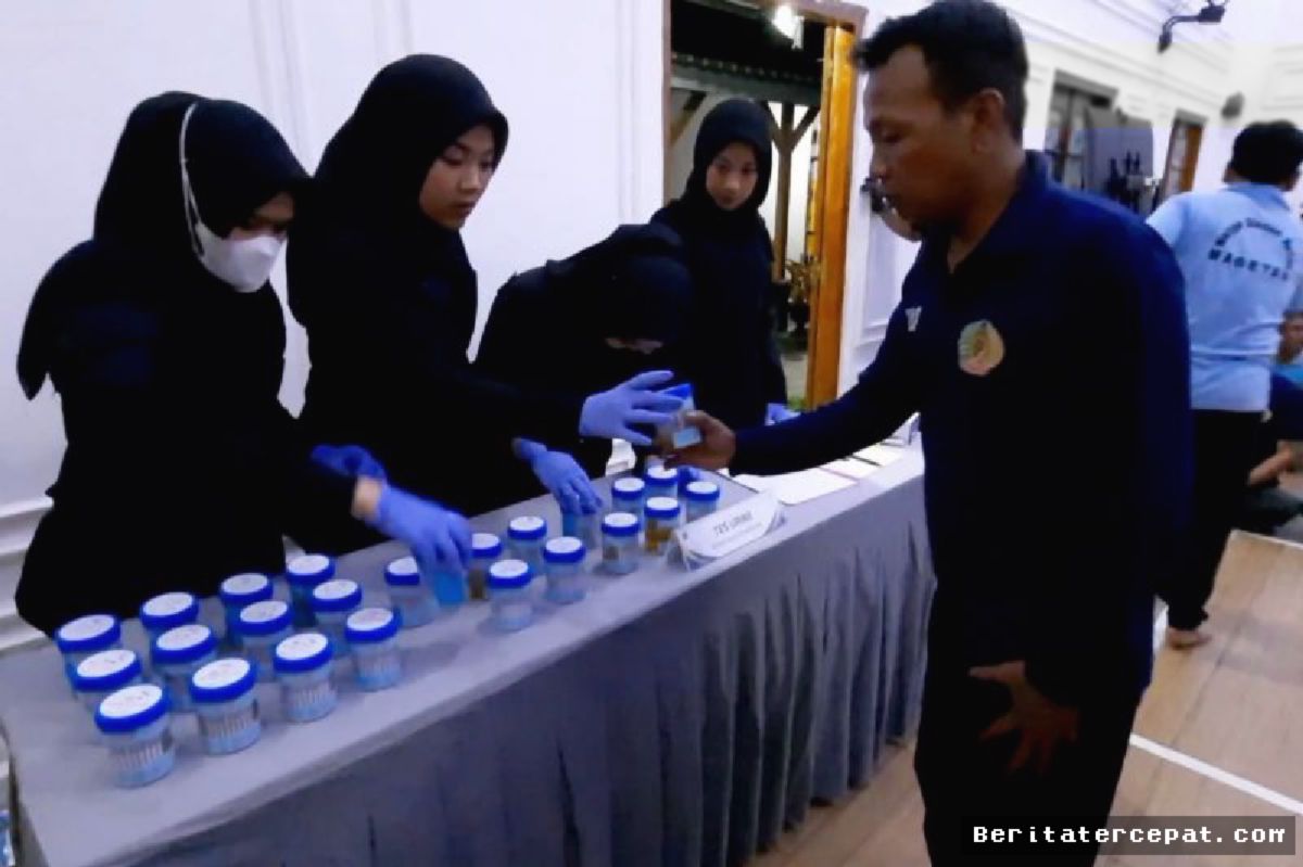 Rutan Magetan Gelar Razia Halinar dan Tes Urine Warga Binaan