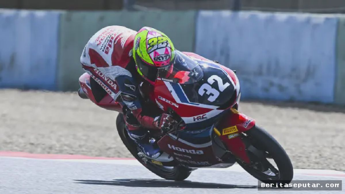Kiandra Ramadhipa Amankan Empat Poin Jelang Rehat Balap Moto3 Junior