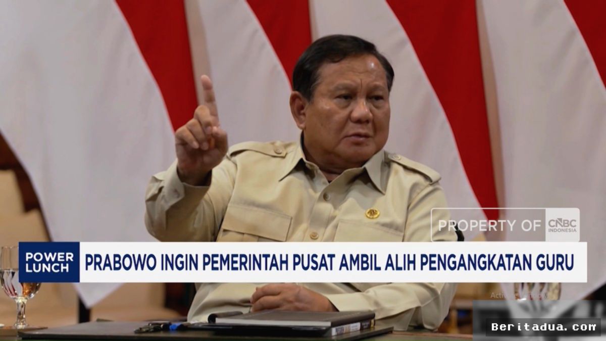 JAKARTA — Presiden Prabowo Resmi Ambil Alih Pengangkatan Guru dari Daerah