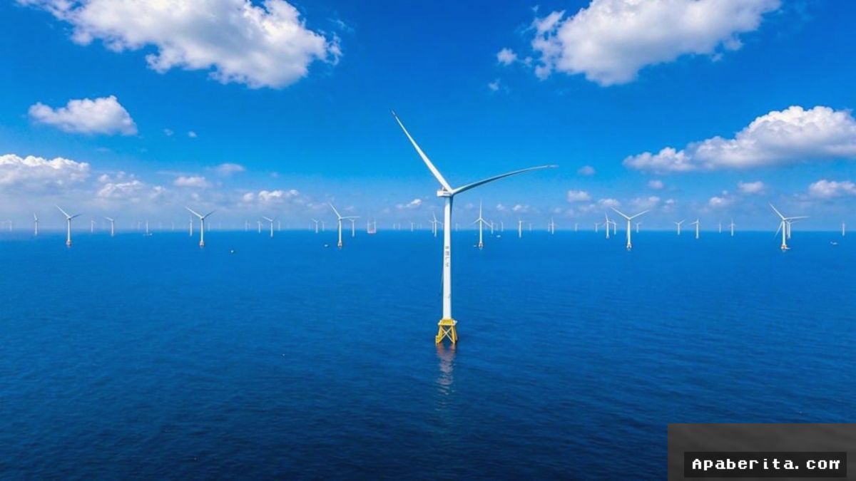 China Luncurkan Turbin Angin 18 MW Terbesar Dunia di Lepas Pantai