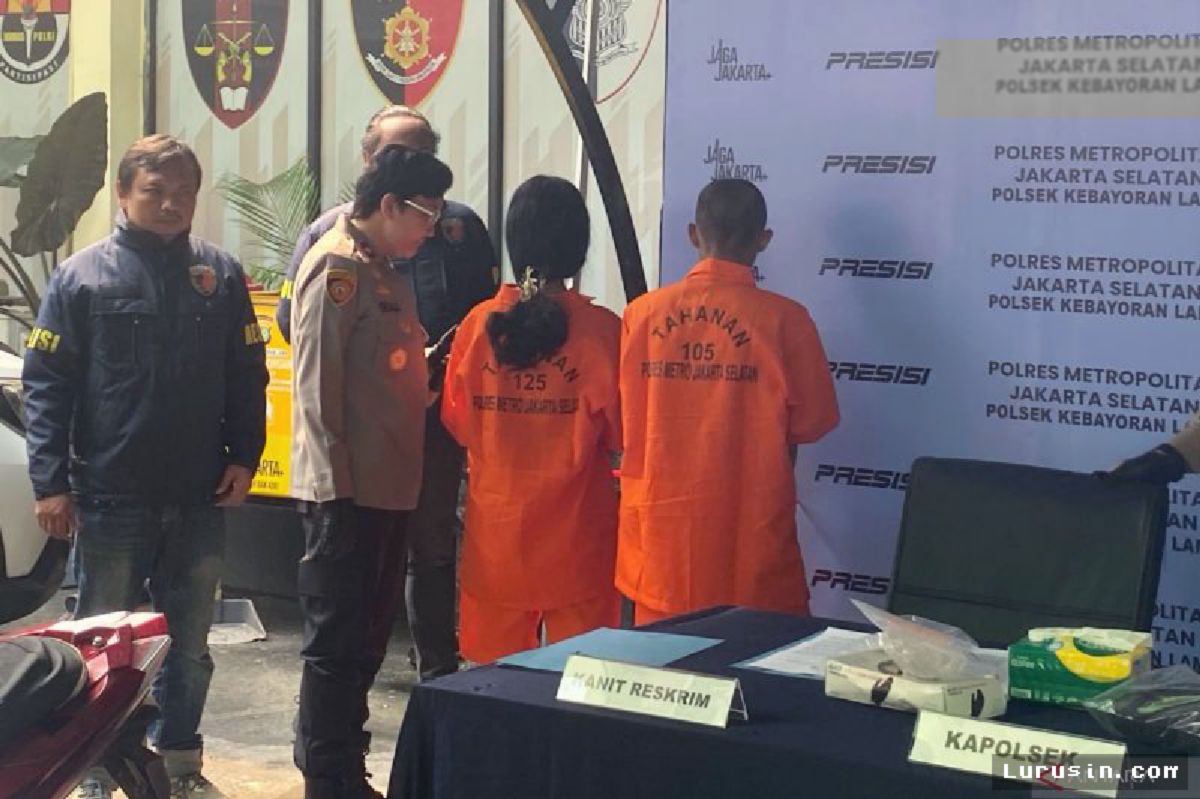 Jaksel — Polisi Ringkus Pasutri Pencuri Motor Bermodus Bawa Balita