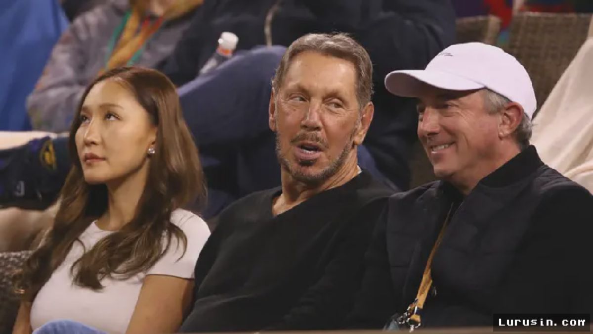 Indian Wells — Larry Ellison Tampil Bersama Jolin Zhu di BNP Paribas Open