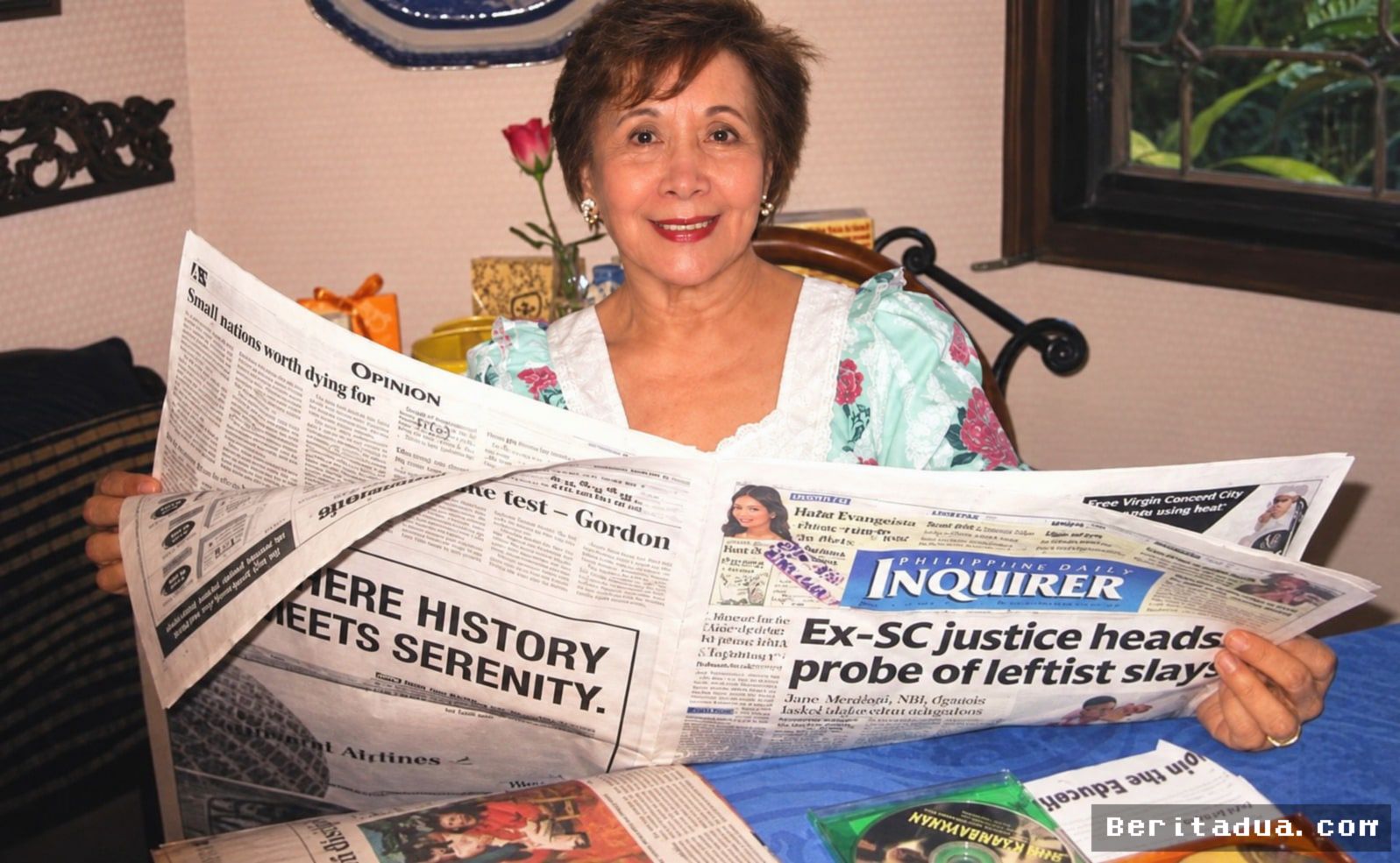 MANILA — Pendiri Philippine Daily Inquirer Eugenia Apostol Meninggal Dunia