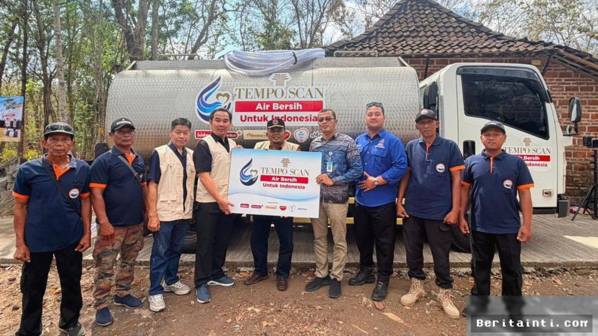 Tempo Scan Salurkan 640 Ribu Liter Air Bersih Hadapi El Nino