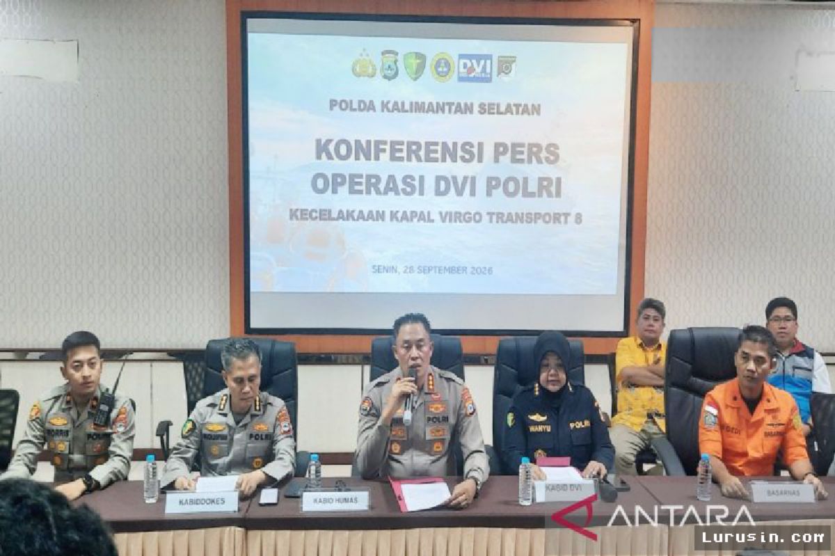 Tim DVI Polda Kalsel Identifikasi 16 Korban Kapal Virgo