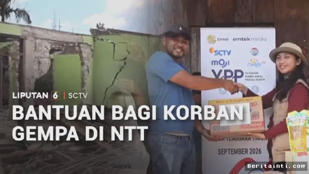 MANGGARAI — Yayasan Emtek Salurkan Bantuan Logistik Korban Gempa NTT