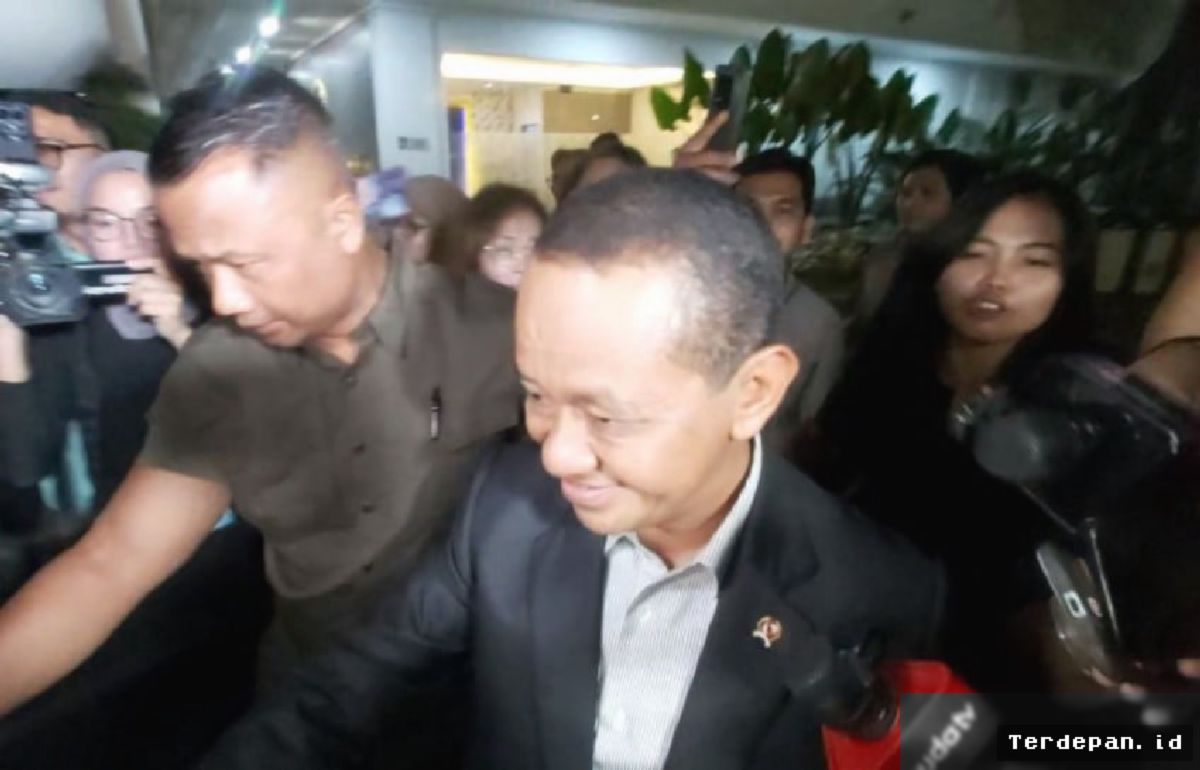 JAKARTA — Bahlil Enggan Berkomentar Soal Status Tersangka Fahd A Rafiq