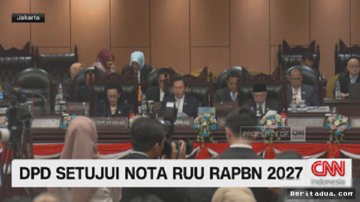 DPD RI Setujui Nota RAPBN 2027, Soroti Ketimpangan Fiskal Daerah
