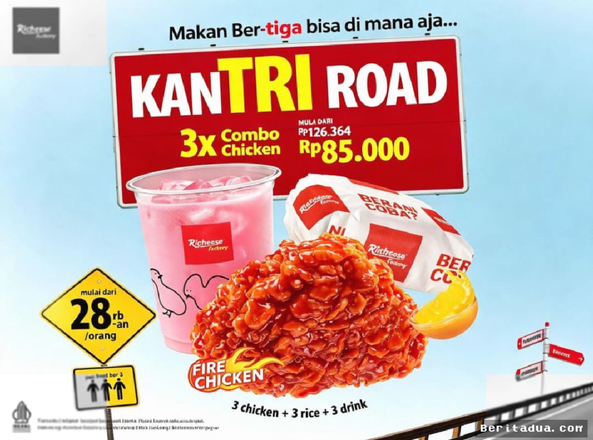 Richeese Factory Rilis Paket KanTRI Road Pangkas Harga Menu Ayam