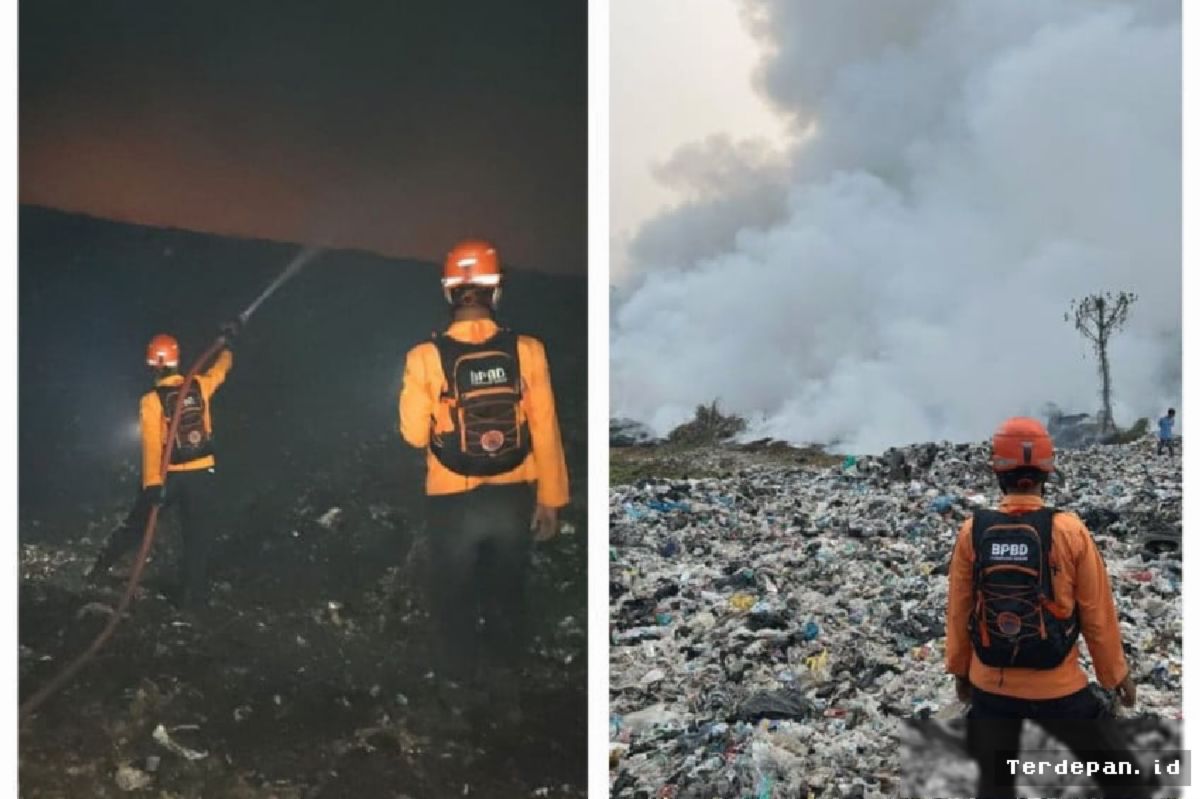 BOGOR — Kebakaran TPA Galuga Meluas Hingga Hanguskan 42 Hektare Lahan