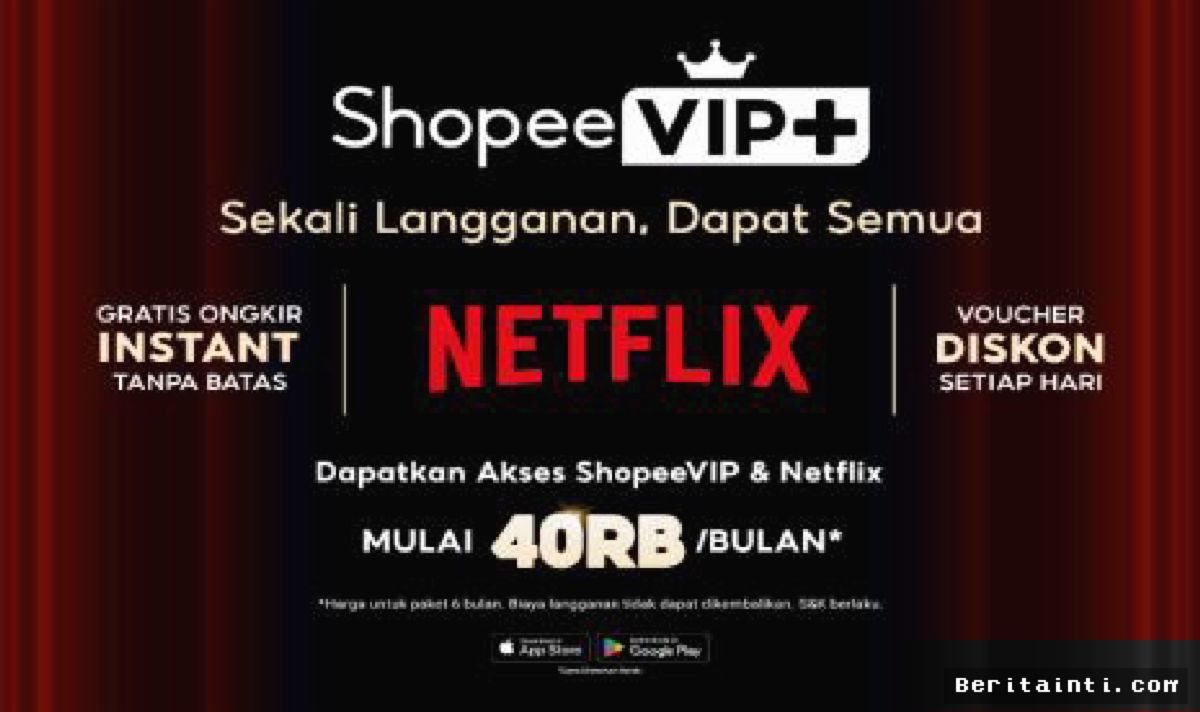 JAKARTA — Shopee Resmi Luncurkan ShopeeVIP+ Berhadiah Akses Netflix
