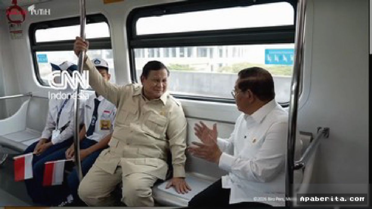 JAKARTA — Prabowo dan Pramono Anung Resmikan LRT Kelapa Gading-Manggarai