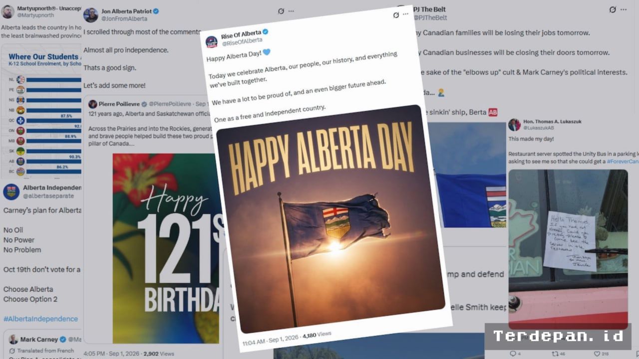 Kelompok Separatis Dominasi Percakapan Referendum Alberta di Media Sosial