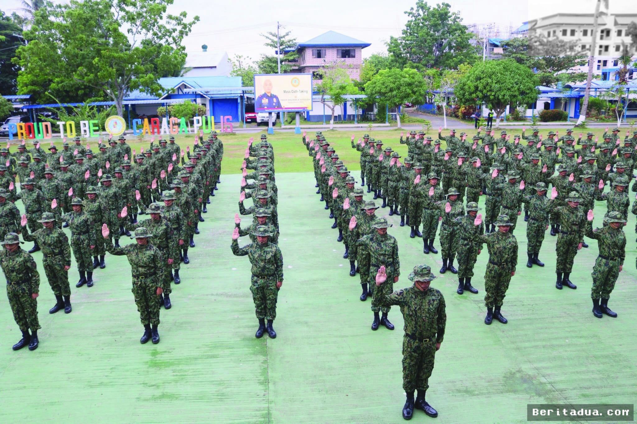 AGUSAN DEL SUR — PRO-13 Lantik 202 Personel Polisi Baru