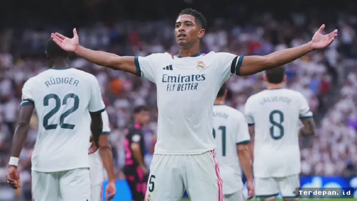 Bellingham Rayakan Kemenangan Real Madrid atas Malaga di Bernabéu