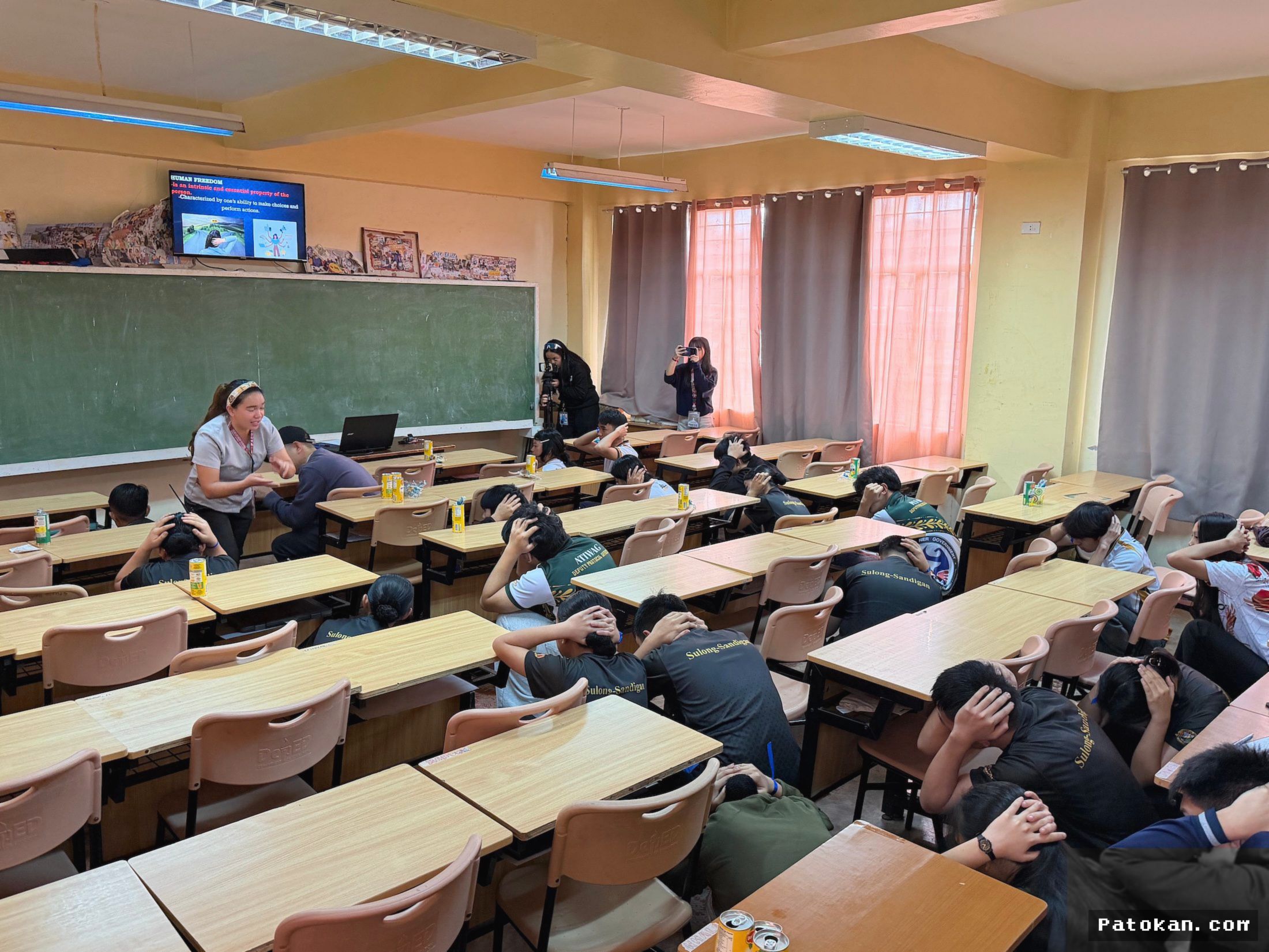 BENGUET — Sekolah Filipina Gelar Simulasi Serangan Aktif Tanpa Senjata