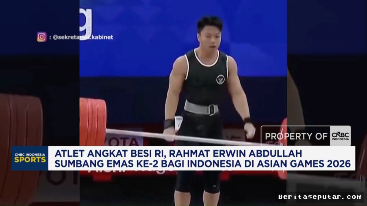Atlet Angkat Besi Indonesia Sumbang Emas Kedua di Asian Games 2026