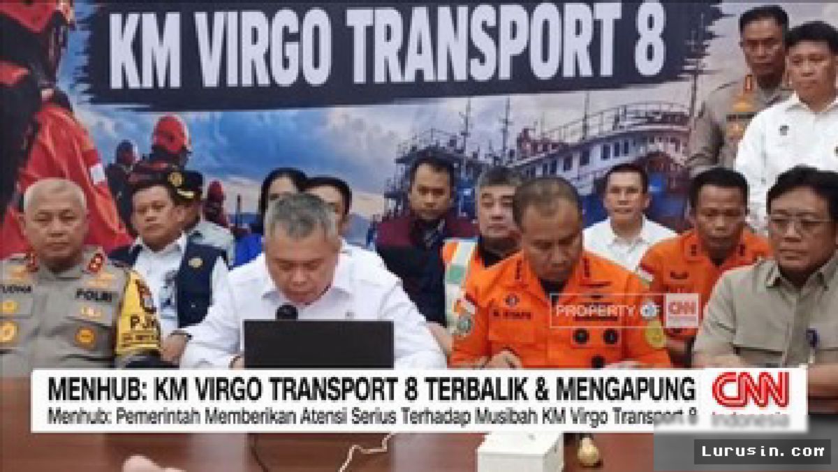 JAKARTA — Menhub Tegaskan Evakuasi KM Virgo Transport 8 Jadi Prioritas Utama