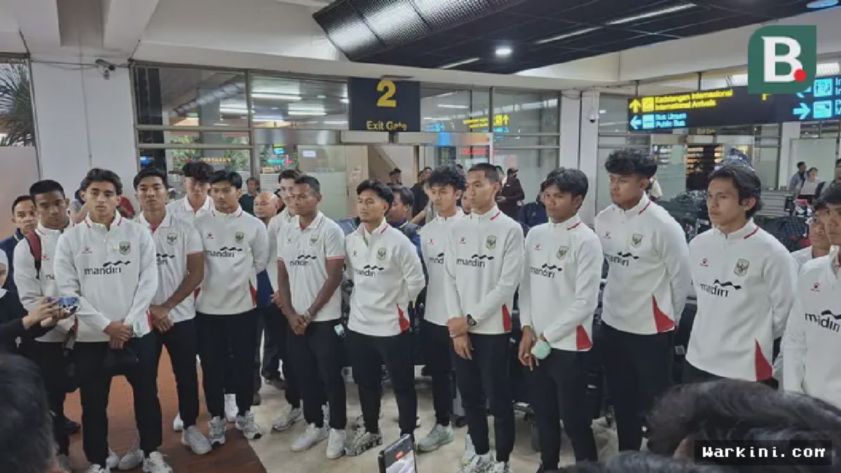 Tangerang — Timnas Indonesia U-20 Tiba di Bandara Soekarno-Hatta
