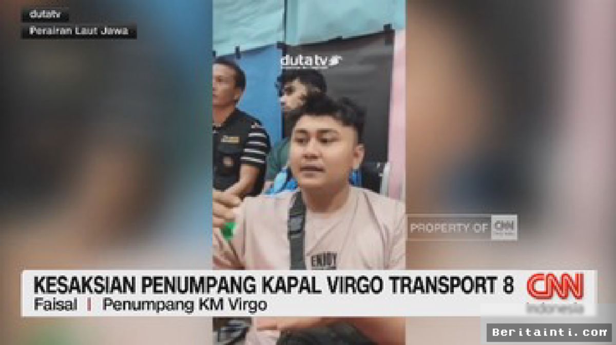 LAUT JAWA — Kapal Virgo Transport 8 Terbalik Rute Surabaya-Banjarmasin