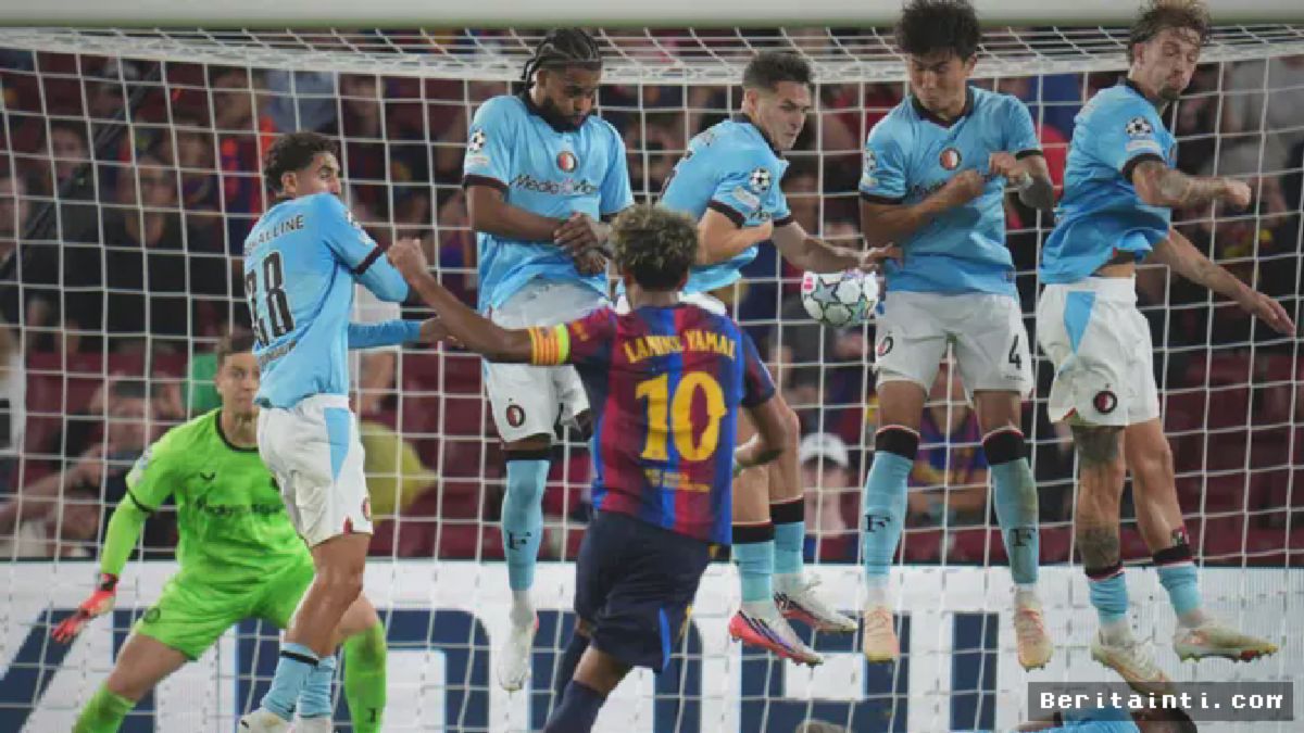 Barcelona Gilas Feyenoord, Lamine Yamal Kunci Kemenangan Telak