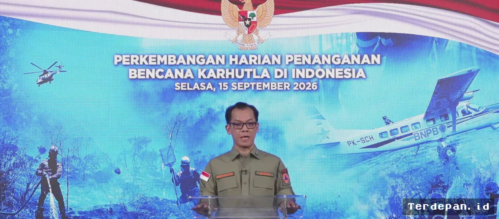 BNPB Intensifkan Pemadaman Karhutla 48 Ribu Hektare di Kalimantan Barat