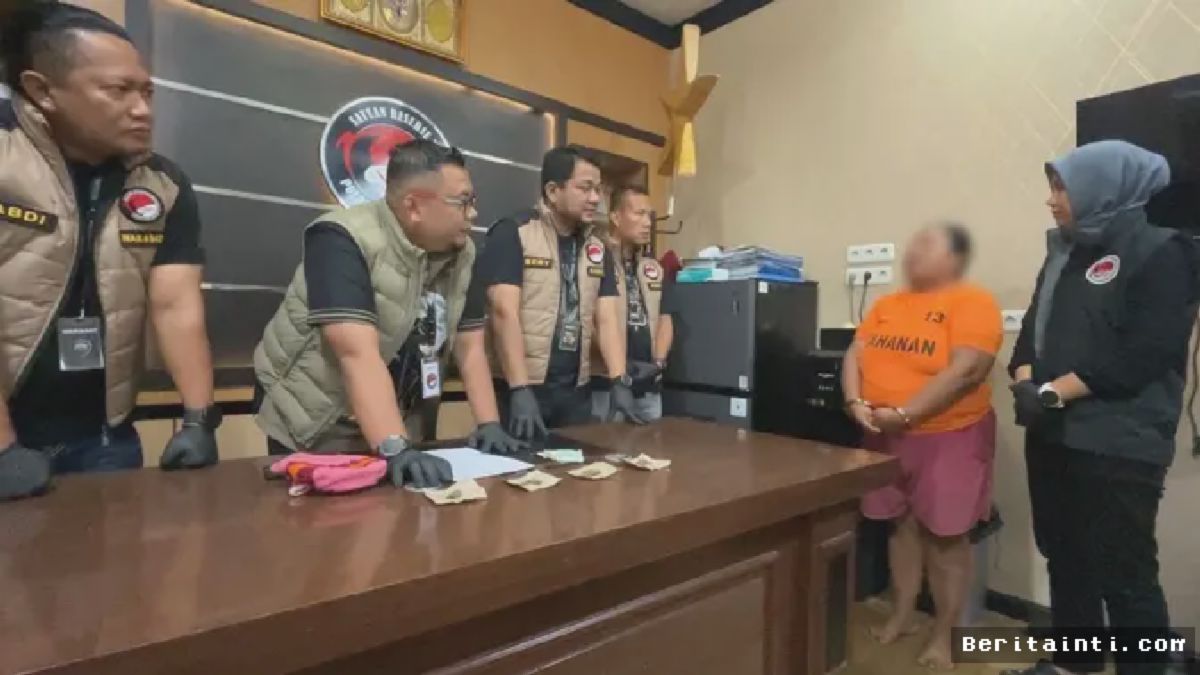 MEDAN — Polrestabes Medan Tangkap Kembali Ibu Rumah Tangga Pengedar Ganja