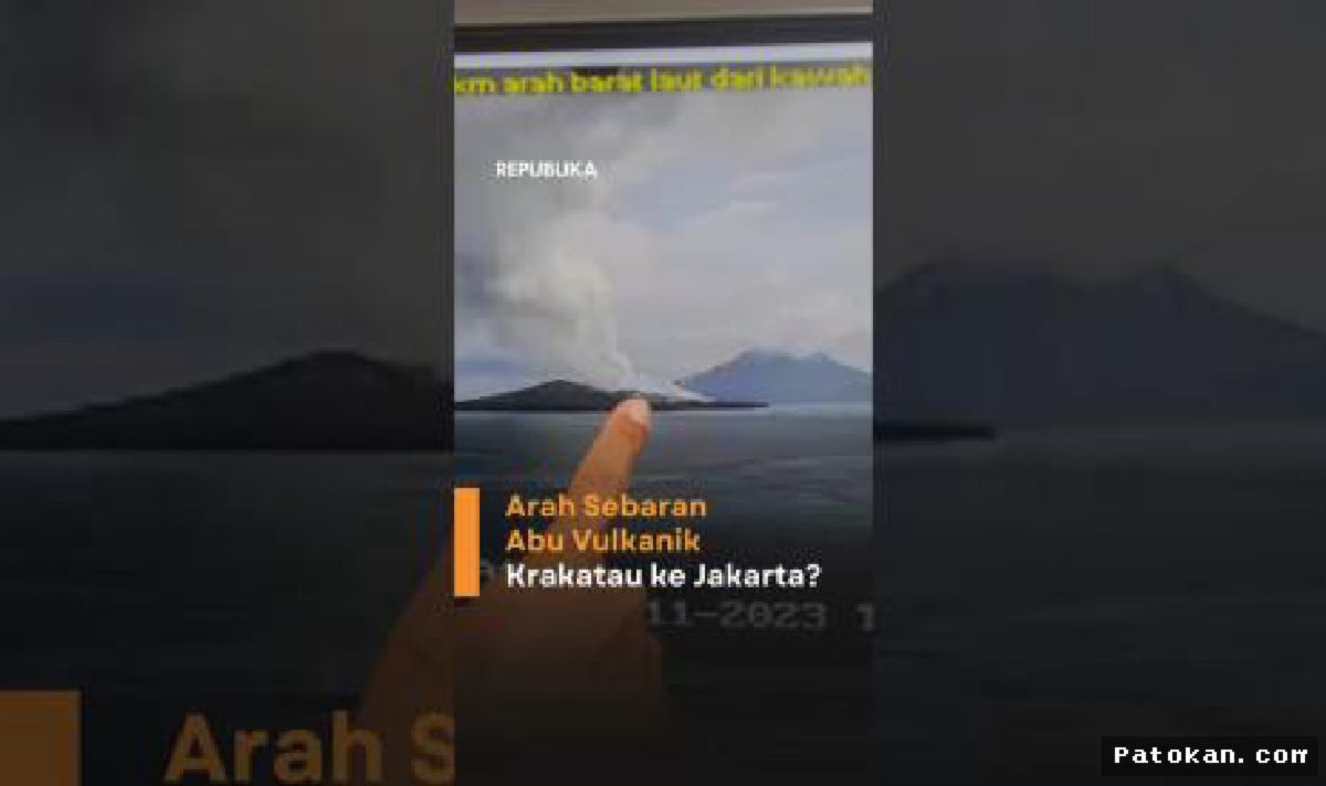 BMKG Pastikan Abu Vulkanik Anak Krakatau Tidak Mengarah ke Jakarta