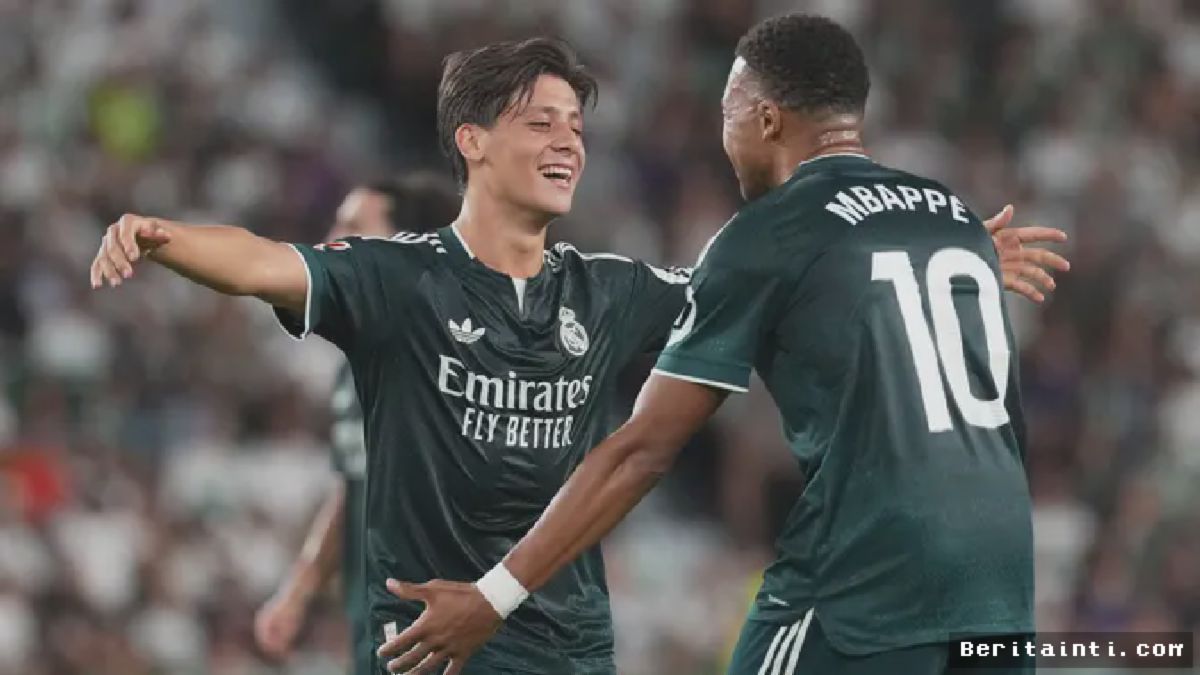 Real Madrid Taklukkan Elche, Kolaborasi Mbappe dan Arda Guler Jadi Kunci