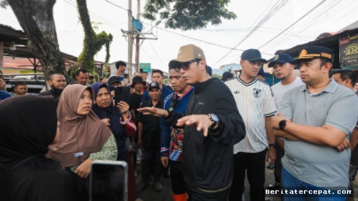 Rico Waas Pimpin Pembenahan Drainase Marelan Atasi Banjir Medan Utara