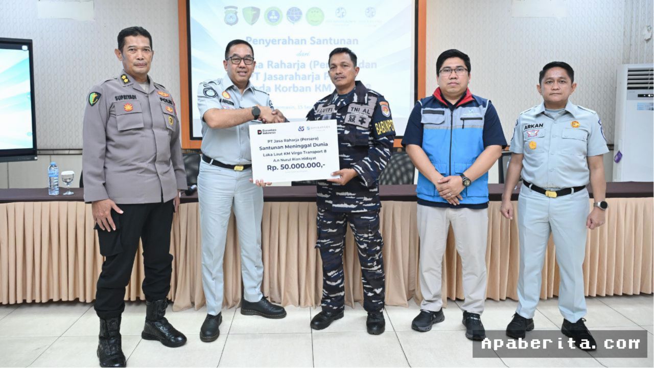 Banjarmasin — Jasa Raharja Salurkan Santunan Korban KM Virgo