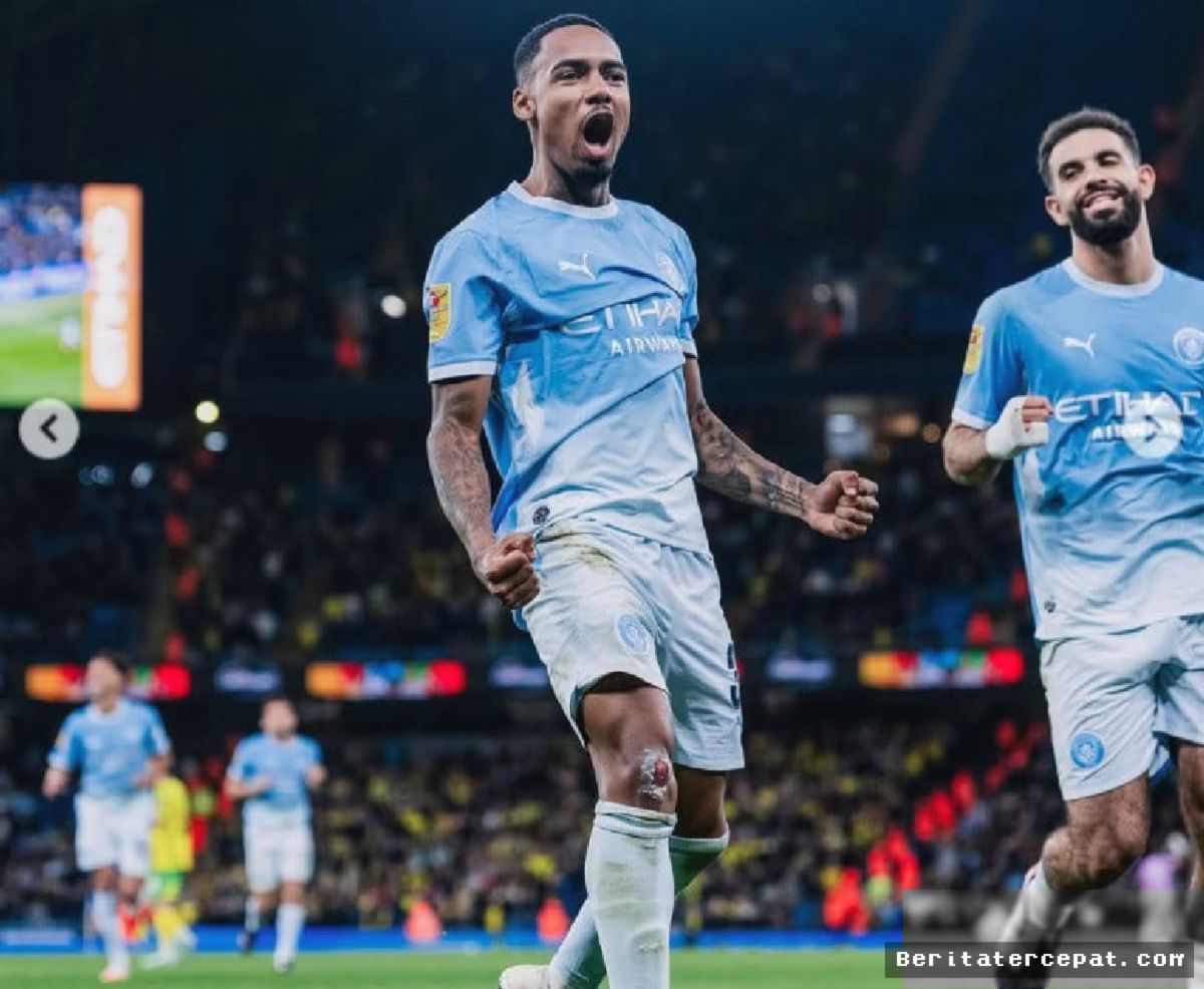 MANCHESTER — Manchester City Hancurkan Norwich 5-0 di Piala Liga