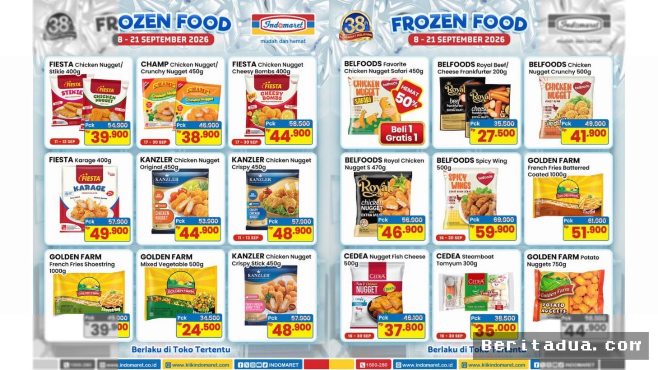 INDOMARET — Minimarket Pangkas Harga Nugget Fiesta dan Belfood