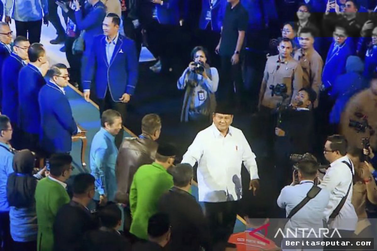 JAKARTA — Prabowo dan Gibran Hadiri Puncak HUT ke-25 Partai Demokrat