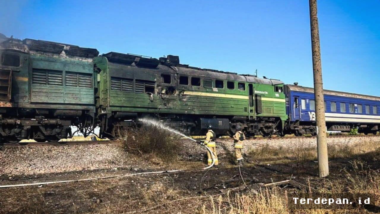 Drone Rusia Hantam Bus dan Kereta di Ukraina, Lima Orang Tewas