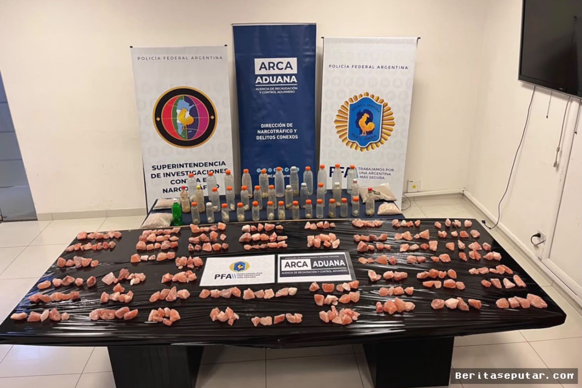 Argentina Gagalkan Penyelundupan 52 Kilogram MDMA Senilai 16 Juta Dolar