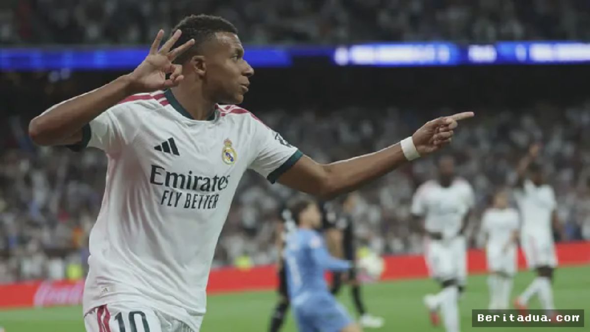 MADRID — Kylian Mbappe Cetak Hattrick Tumbangkan Real Sociedad