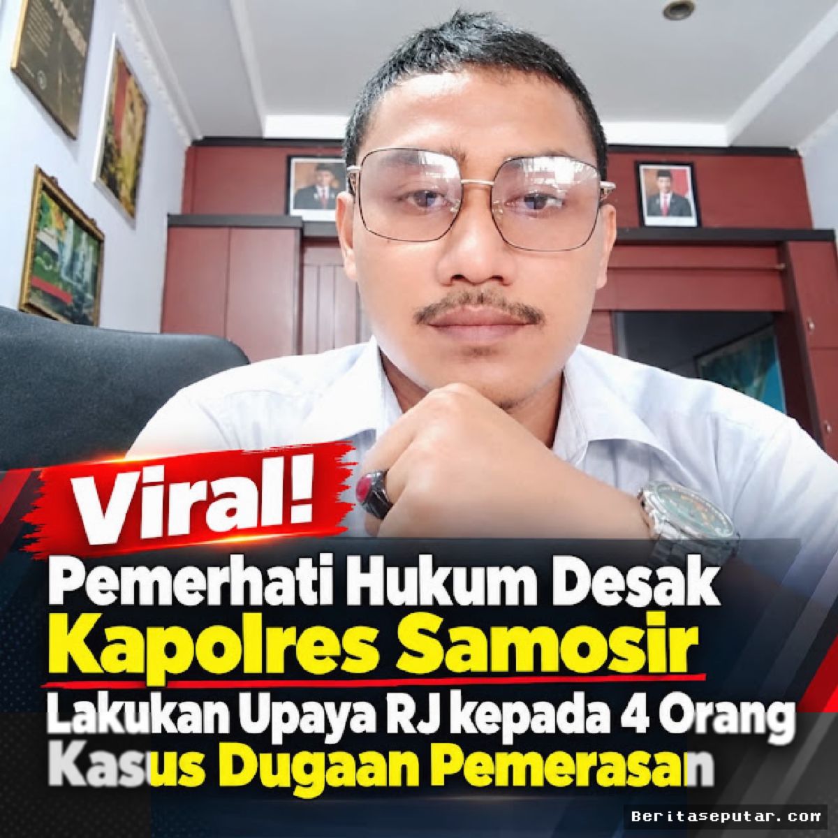 Pemerhati Hukum Minta Kapolres Samosir Terapkan RJ Kasus Pemerasan
