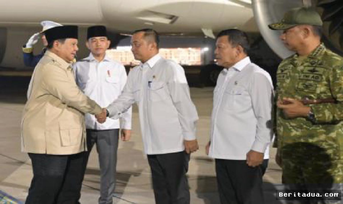 Prabowo Tiba di Jakarta Usai Perkuat Posisi Indonesia di KTT BRICS