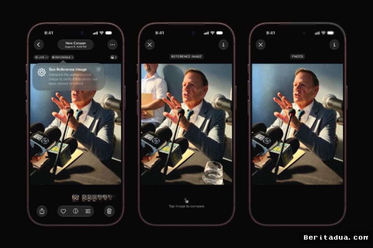 CUPERTINO — Apple Rilis Fitur Verifikasi Keaslian Foto iPhone 18 Pro