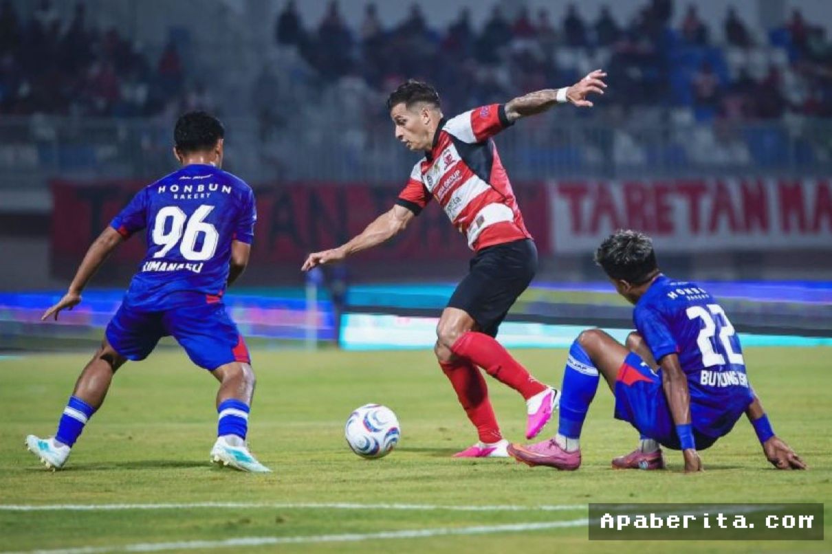 PAMEKASAN — Madura United Bertekad Hentikan Rekor Buruk Saat Jamu PSIM